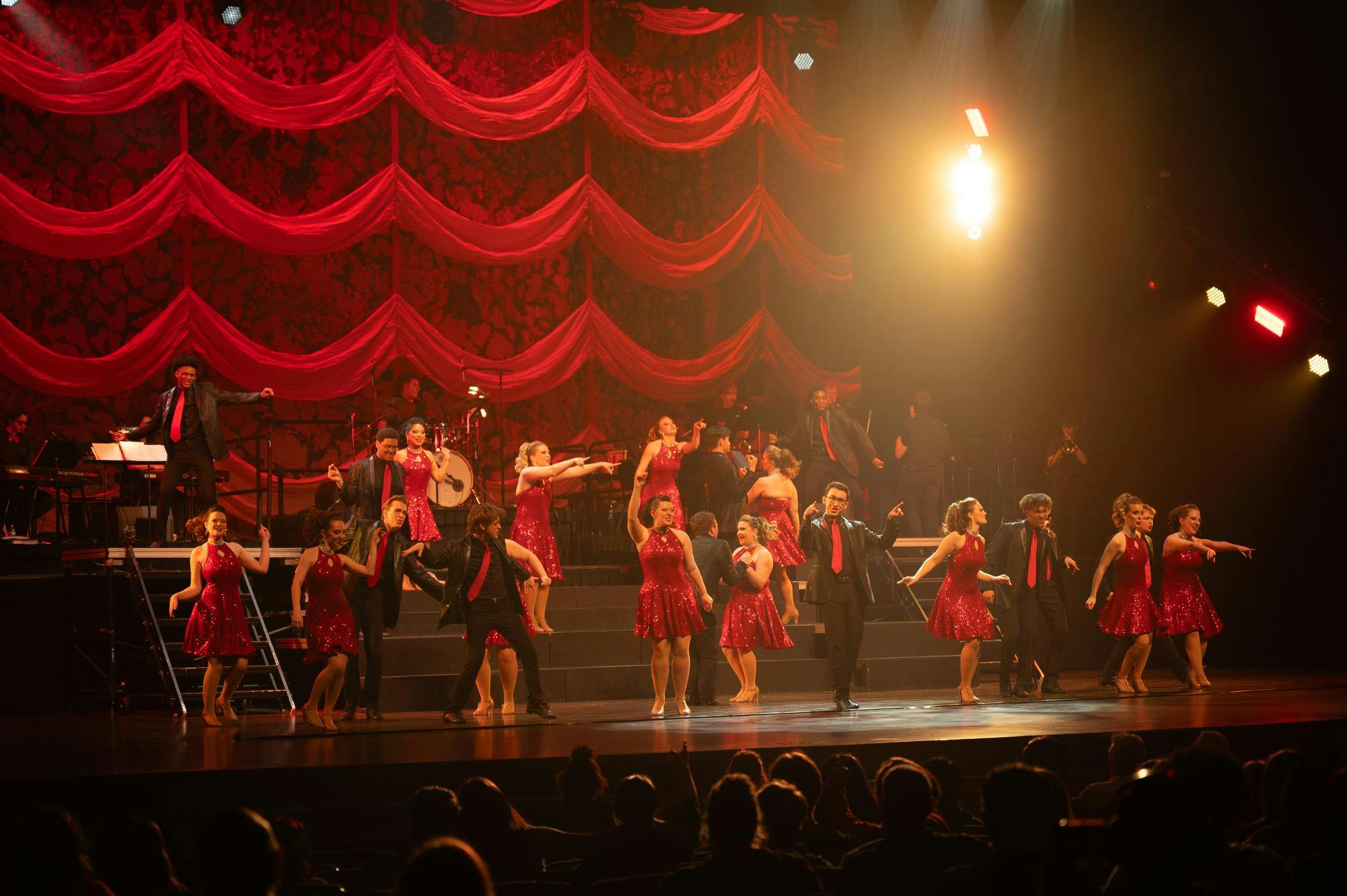 The Ball State University Singers held their 62nd annual choral spectacular performance, in which they performed about 54 songs over the course of a few hours on April 10 starting at 7:00 p.m. in Emens Auditorium. The spectacular will also be held on Saturday, April 11, with a similar performance order.