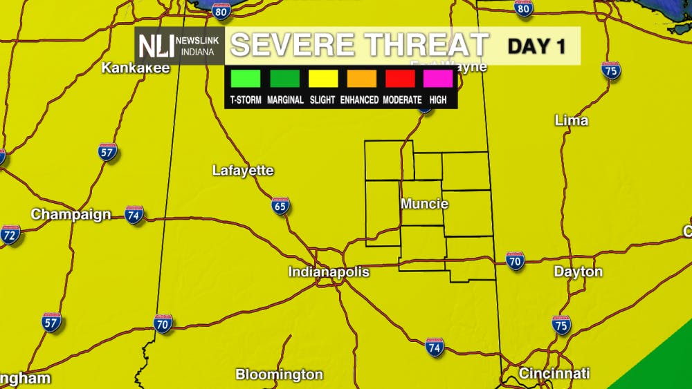 Severe Weather possible Today and Tonight