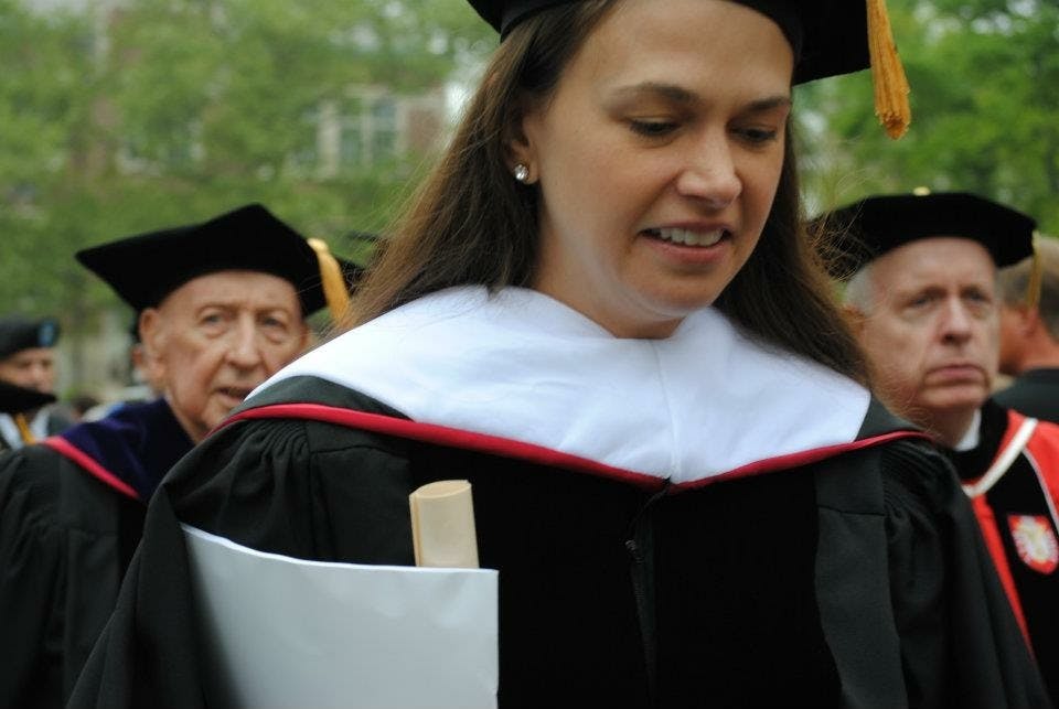 Sutton Foster, a Broadway and television actress and Tony Award winner, will be coming to Muncie in the spring to co-direct Ball State's production of "Shrek: The Musical." Foster received an honorary doctorate degree from Ball State in 2012 and gave the spring commencement address. Samantha Brammer // DN File