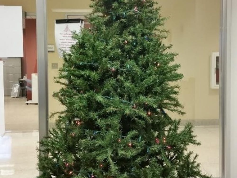 Ball State has been working with Delaware County Department of Family and Children's Services for 25 years and has partnered with organizations on campus to help alleviate the cost of Christmas on families. Student Voluntary Services received 338 angels for their Angel Tree. Stephanie Amador // DN File&nbsp;