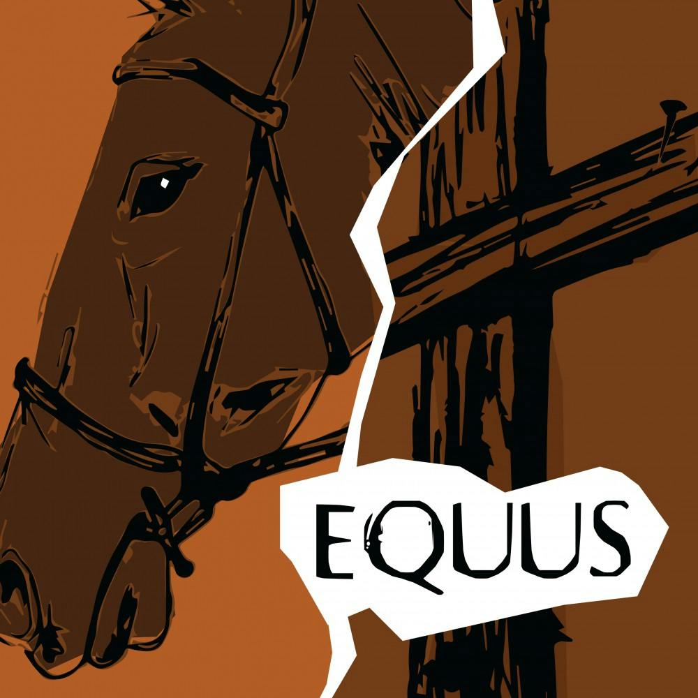 "Equus" premieres Friday, February 20 at Strother Theatre. The play tells the story of a troubled teen and his psychiatrist.  PHOTO COURTESY OF BALL STATE