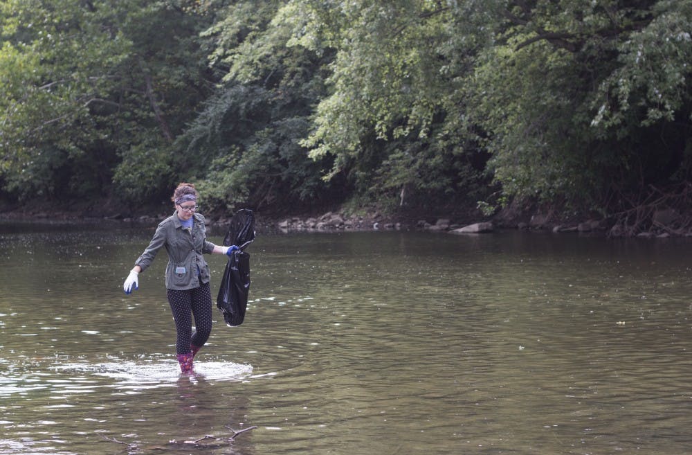 The city of Muncie uses surface water from the White River and groundwater from the Prairie Creek Reservoir for its supply. The water from the White River exceeds the state and federal regulations, but is known for being trash-ridden. The Muncie area community has sponsored a cleanup for the White River for nine years in a row now.&nbsp;DN FILE PHOTO EMMA ROGERS