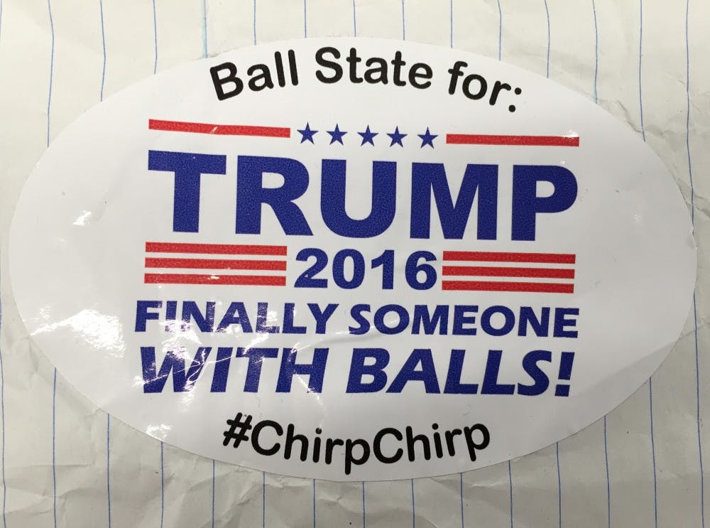 Employees at Brothers Bar and Grill in the Village found the sticker shown above in their bathroom one weekend. However, Josh Morman, manager at Brothers, said it isn't something unusual. STICKER PROVIDED BY JEREMY ERVIN