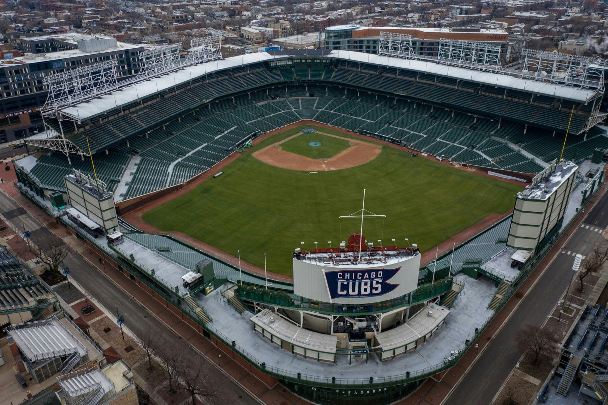 An empty Wrigley Field in Chicago on March 23, 2020. TNS, Photo Courtesy