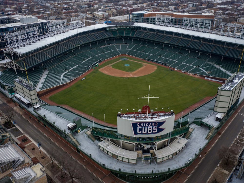 An empty Wrigley Field in Chicago on March 23, 2020. TNS, Photo Courtesy