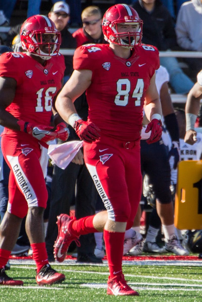 Tight ends learning new role at Ball State football spring practice