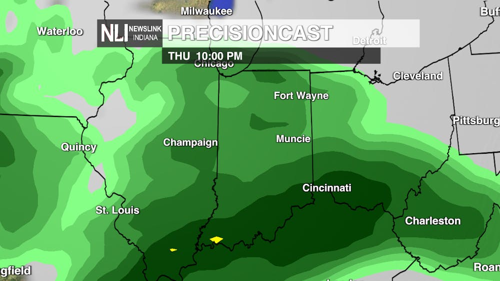 Above average temperatures and late week rain chances