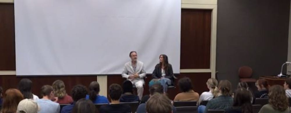  David and Christina Arquette visit Ball State University: class sit-ins, Q&A, more