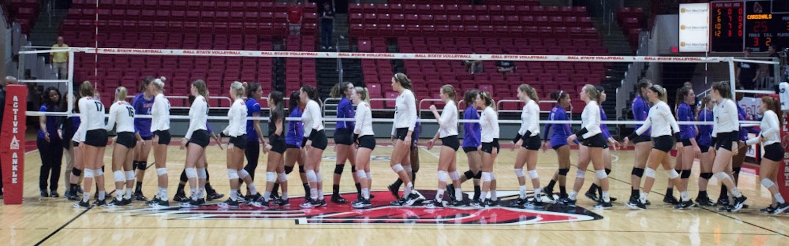 Ball State women's volleyball vs Evansville 2017 Ball State Daily