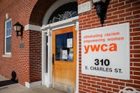 The Young Women’s Christian Association (YWCA) photographed Jan. 15 in Dwntown Muncie. The YWCA provides shelter to women and children struggling to find housing amid freezing temperatures. Andrew Berger, DN 
