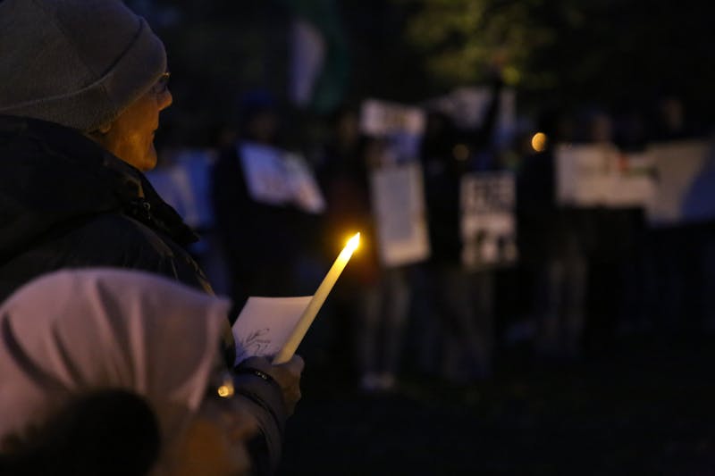 University holds peace vigil for Israel-Palestine conflict 