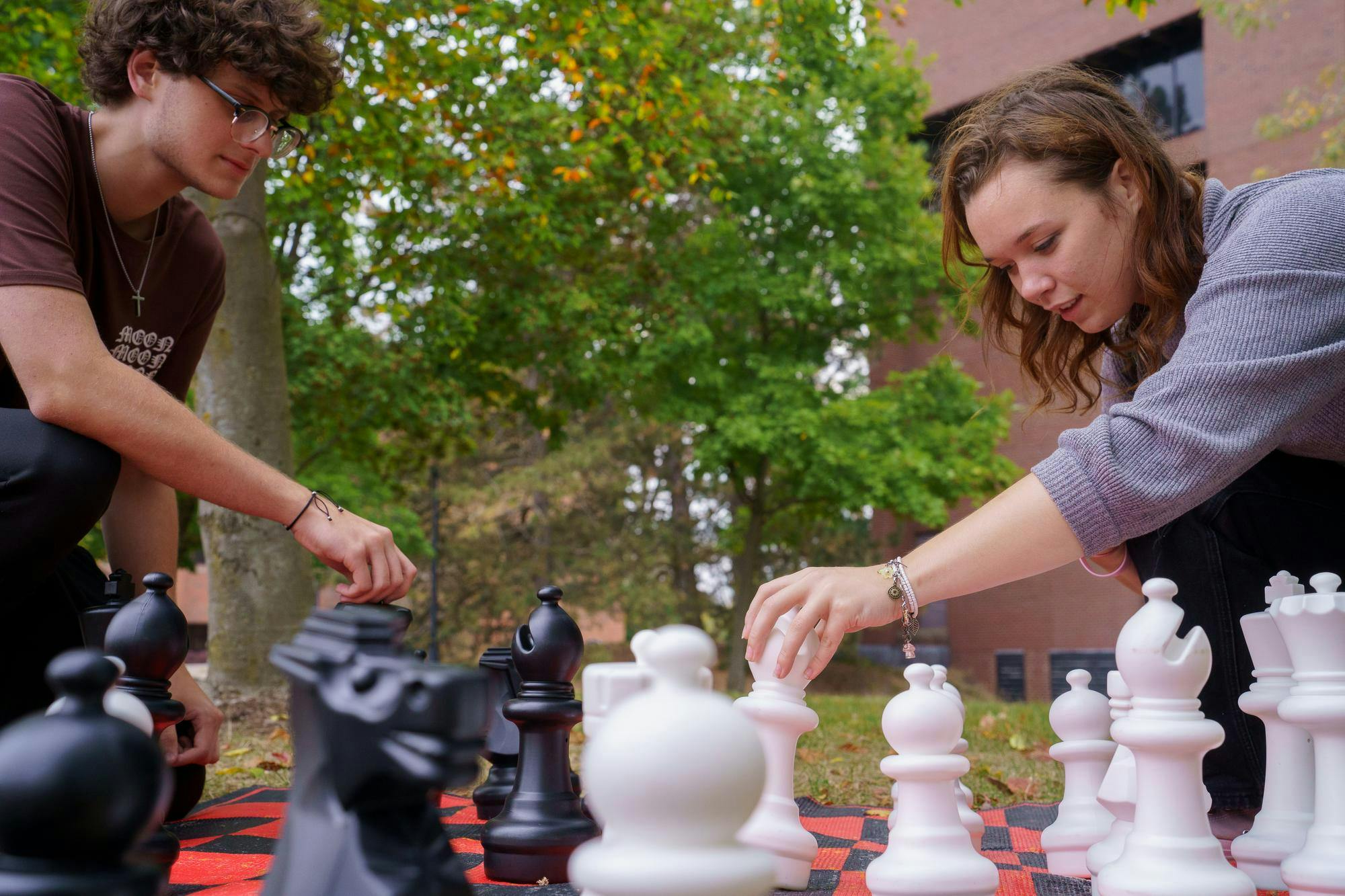 Ball State students celebrate the start of the fall season with Fall Fest Sept. 26 at the University Green