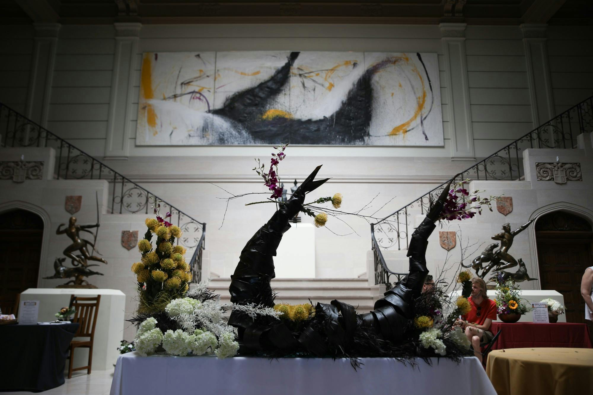 The David Owsley Museum of Art presents Art in Bloom where florists replicate or interpret different pieces of art displayed throughout the museum and showcase them May 14 and 15. Jacy Bradley, DN