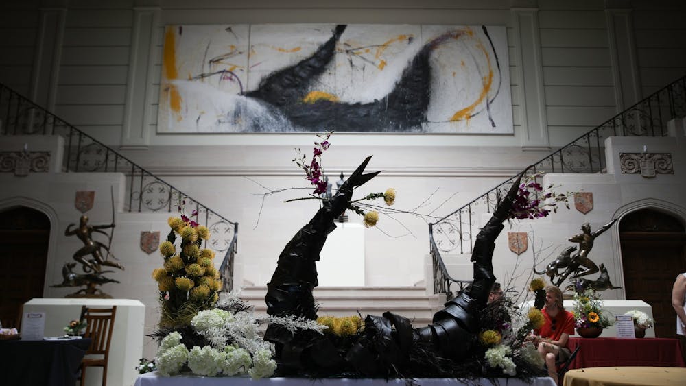 The David Owsley Museum of Art presents Art in Bloom where florists replicate or interpret different pieces of art displayed throughout the museum and showcase them May 14 and 15. Jacy Bradley, DN