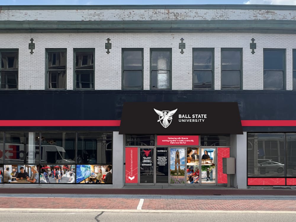 The new facade and branding on the old Columbia Theatre Building
Photo courtesy of the College of Architecture