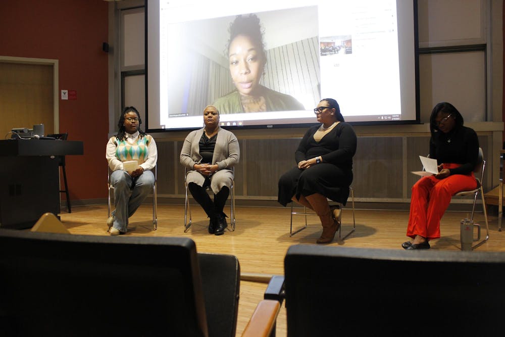 <p>Ball State's Success in Sisterhood hosts "Herstory in the Making" panel to inspire the next generation of Black women in the workforce. The Feb. 18 panel was hosted in the university's Teachers College, room 120. Katherine Hill, DN</p>