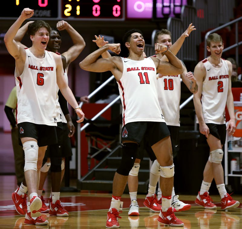 Ball State Men's Volleyball Sweeps Harvard in 2023 Home Opener