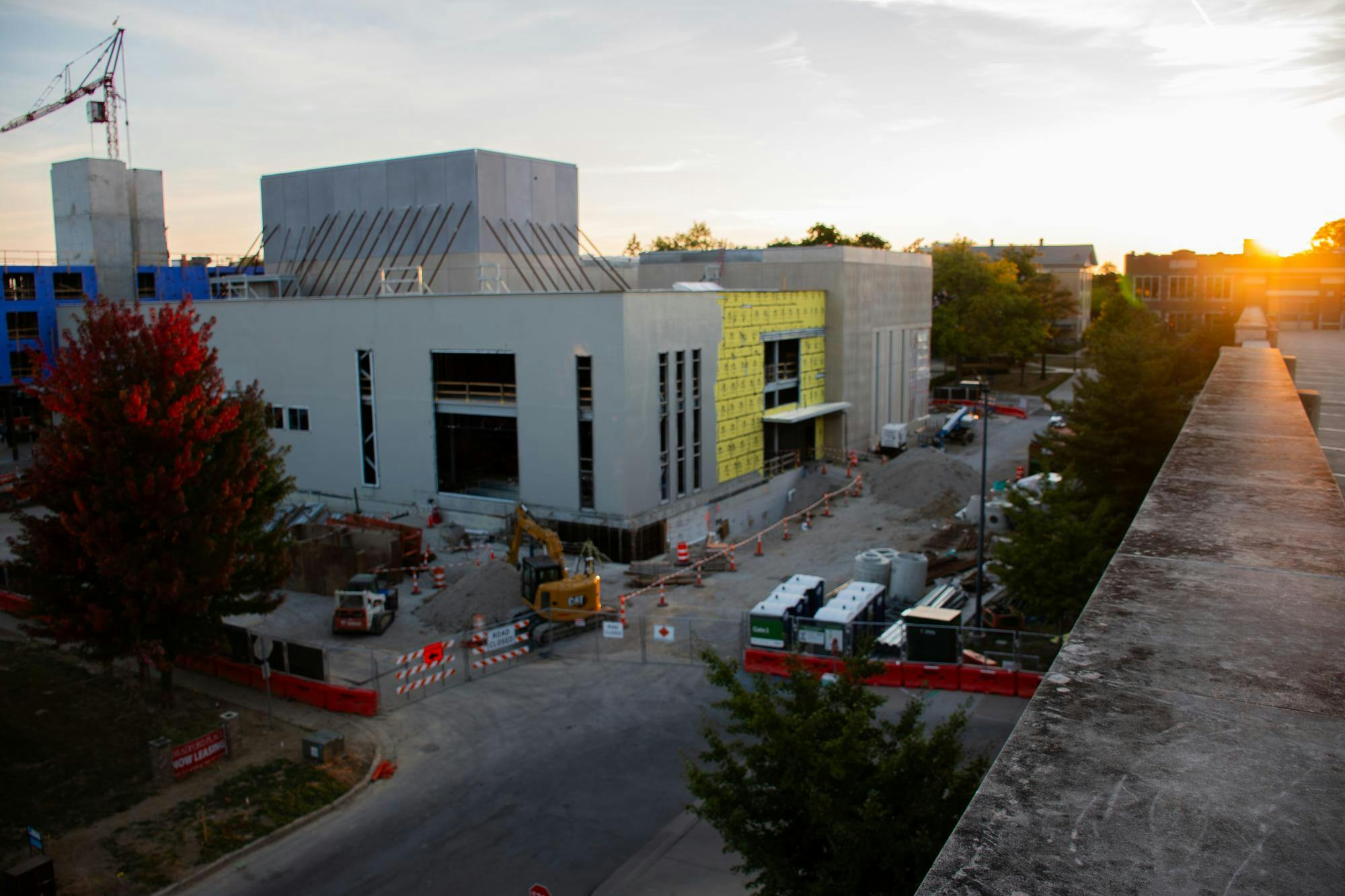 The Performing Arts Center Sept. 16 located just south of the McKinley parking garage. Kadin Bright, DN