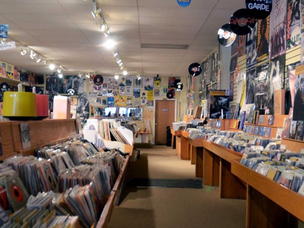 Indy CD and Vinyl record store in Broad Ripple will celebrate National Record Store day by having DJs play throughout the day on Saturday, April 20. Local shop Village Green Records will be discounting vinyl and have 9 different bands play. DN PHOTO STEPHANIE TARRANT