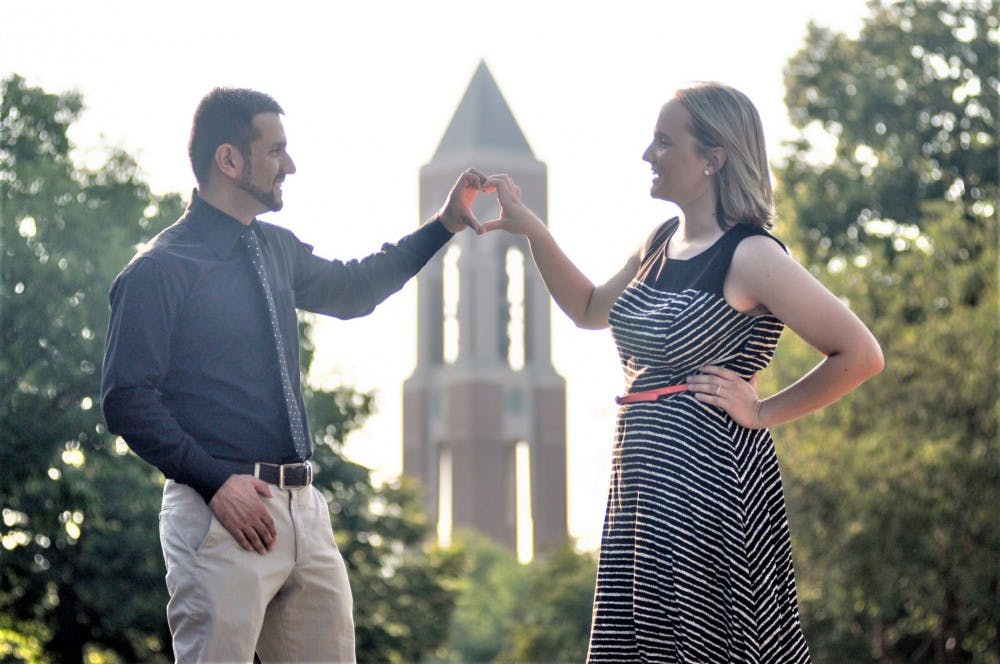 After the news that Ball State will demolish LaFollette Complex to build&nbsp;two new residential buildings on the north side of campus, students and alumni are reflecting on memories made in the residents hall. Former Mysch/Hurst resident assistant&nbsp;Sally Saydshoev and her husband Safar, who worked at one of the building's dining areas,&nbsp;met in LaFollette Complex on Feb. 11, 2010 during an International Conversation program.&nbsp;Sally Saydshoev // Photo Provided
