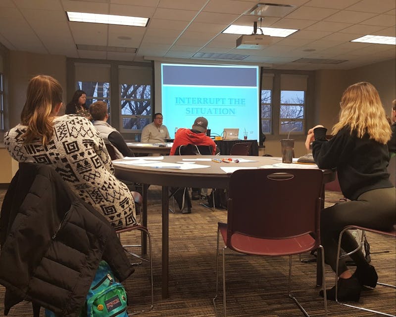 Bystander intervention training asks students to step up for peers