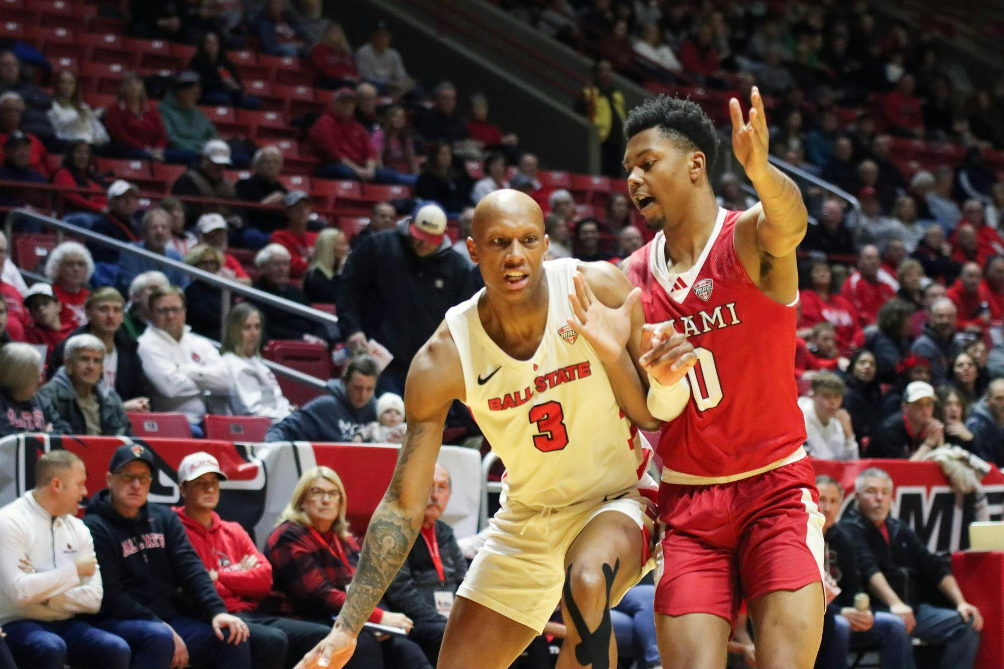 Ball State men's basketball loses emotionally charged MAC contest ...