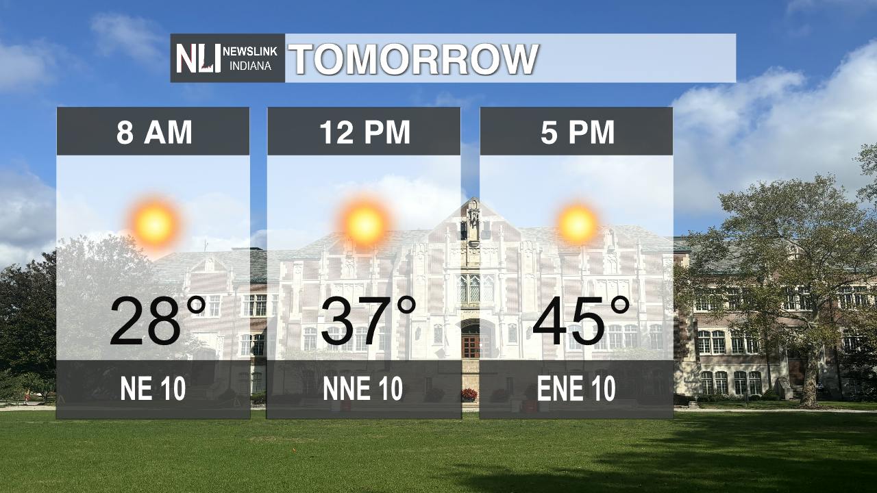 Freeze watch tonight leads into late week warmup - Cardinal Media