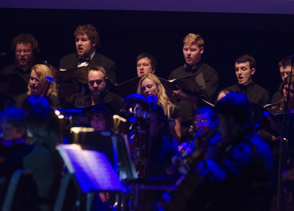 Video Games Live, created Tommy Tallarico, performed on March 19 at John R. Emens with the Muncie Symphony Orchestra and choir as the ensemble. The program featured a costume contest, "Guitar Hero" contest, a Facebook contest and Tallarico concluded the show with a photo of the crowd. DN PHOTO BREANNA DAUGHERTY