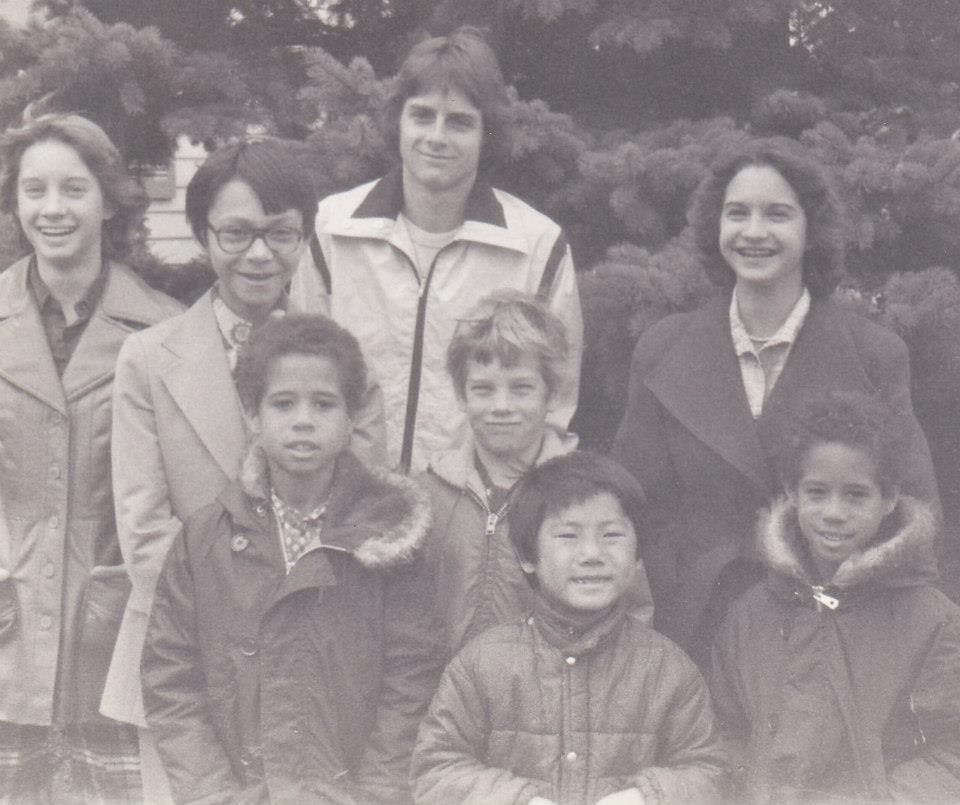 Instructor of Finance Dan Boylan shares his family's story to all his students each semester. Four&nbsp;out of Boylan's seven siblings were adopted from diverse backgrounds. PHOTO PROVIDED BY DAN BOYLAN