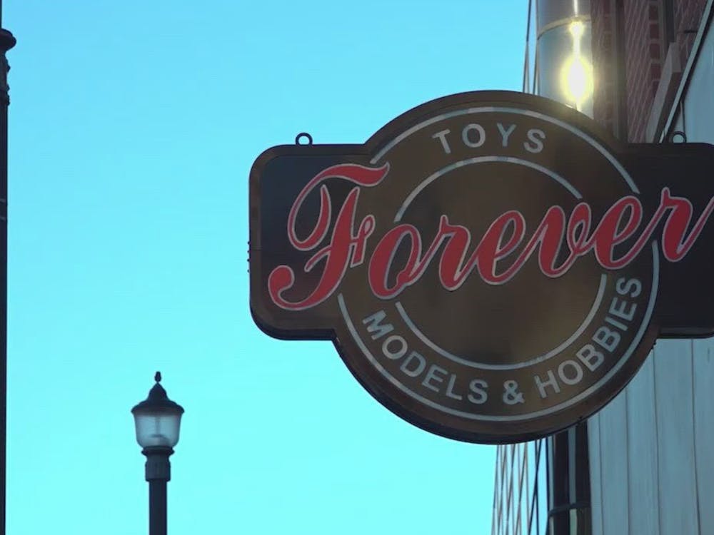 Forever Models and Hobbies sign.