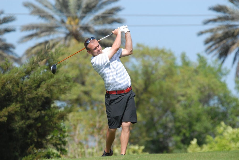 <p><strong>McCormick Clouser</strong> golfs at the Talis Park Challenge on March 16 in Naples, Fla. <em>PHOTO PROVIDED BY BALL STATE ATHLETICS </em></p>