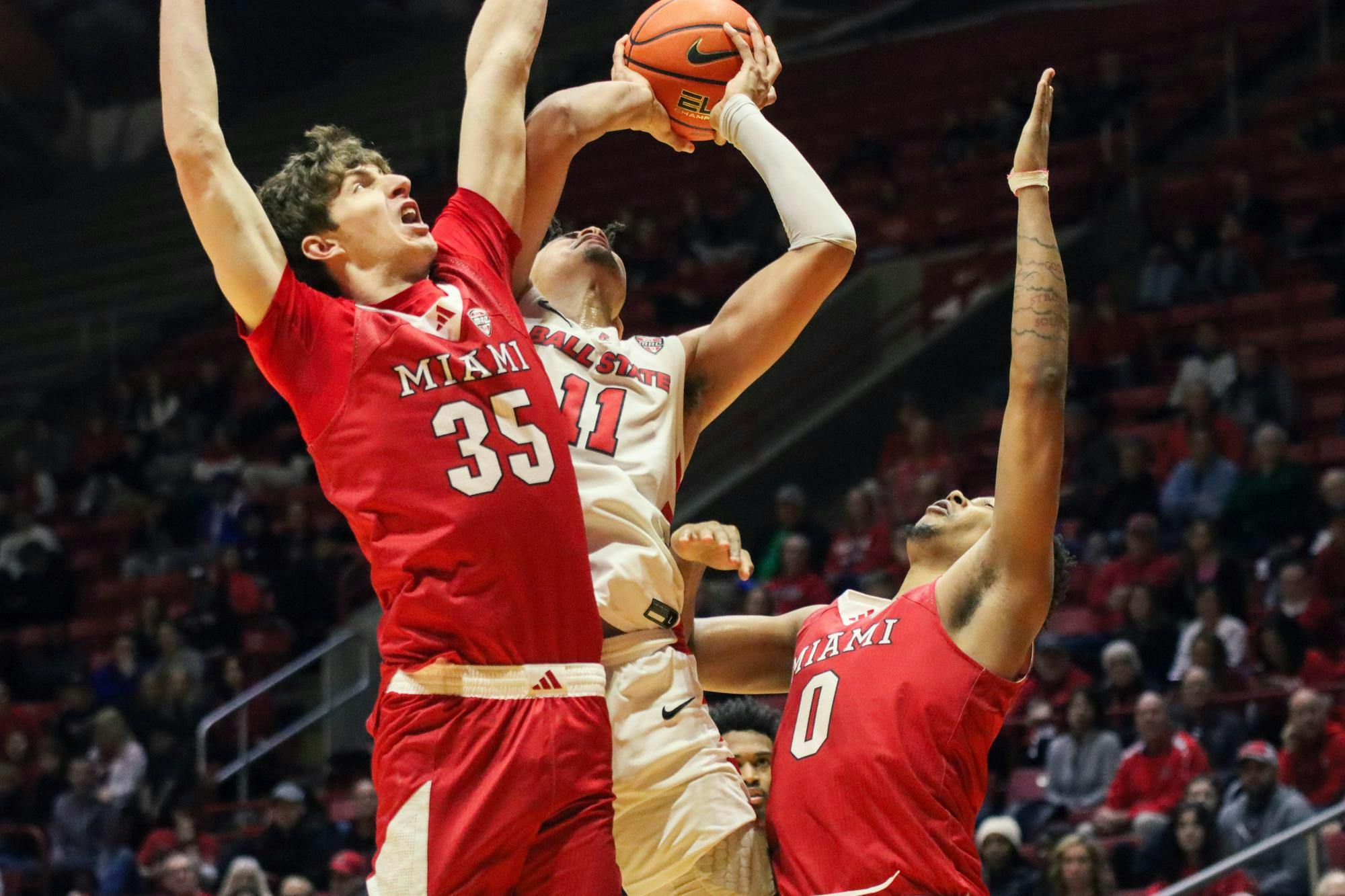 Ball State men's basketball loses emotionally charged MAC contest ...