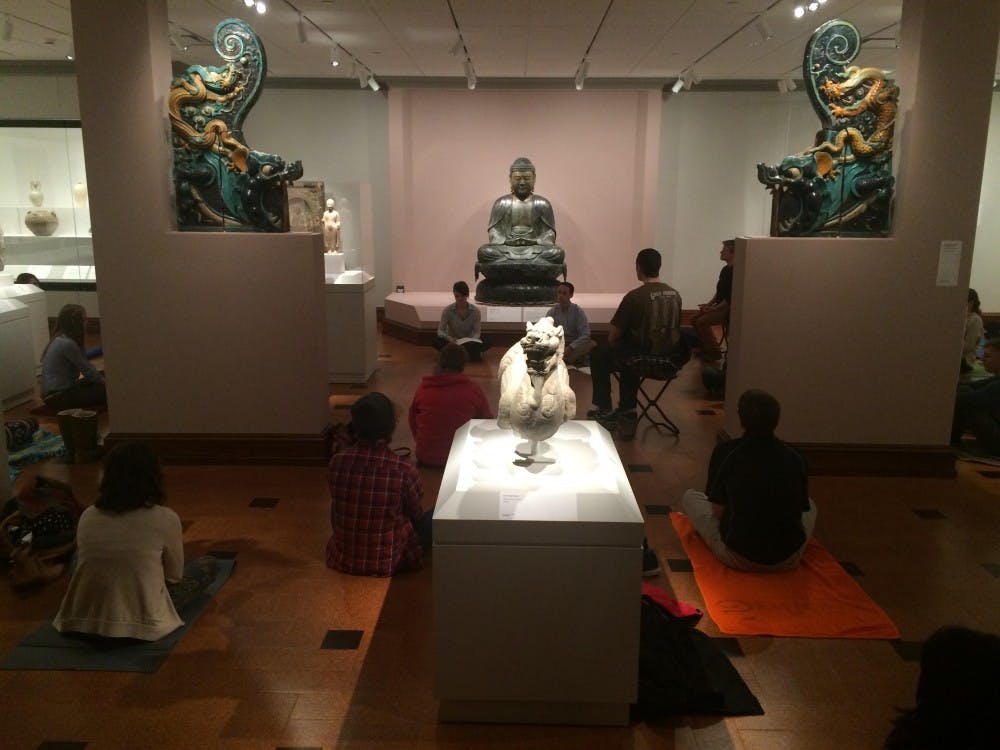 <p>Meditation at the Museum takes place every second and fourth Friday of each month at 3:30 p.m. at the David Owsley Museum of Art. DN PHOTO EMMA ROGERS</p>