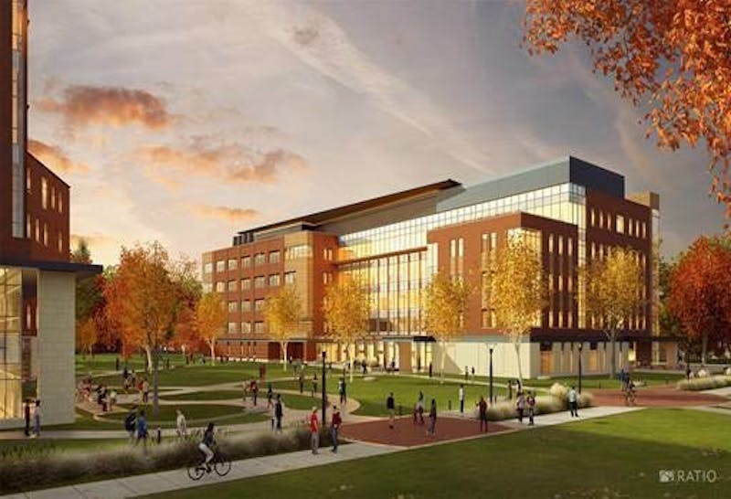 Ball State will host a groundbreaking ceremony for the Foundational Sciences Building Sept. 6, 2019, on the northeast corner of Martin Street and Ashland Avenue. The building is anticipated to be completed by summer 2021. Marc Ransford, Photo Provided