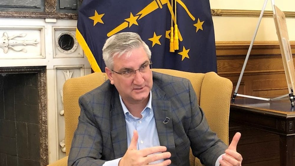Indiana Gov. Eric Holcomb announced all K-12 public schools in the state will be closed until May 1, 2020. All non-public schools have also been ordered to close. (AP Photo/Tom Davies)&nbsp;