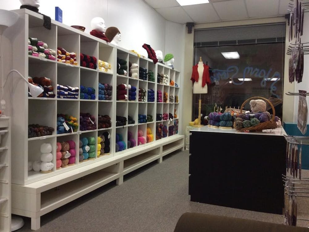 Katy and Dean Turbeville decided to open up their own yarn store on Jan. 1 in downtown Muncie. PHOTO PROVIDED BY KATY TURBEVILLE