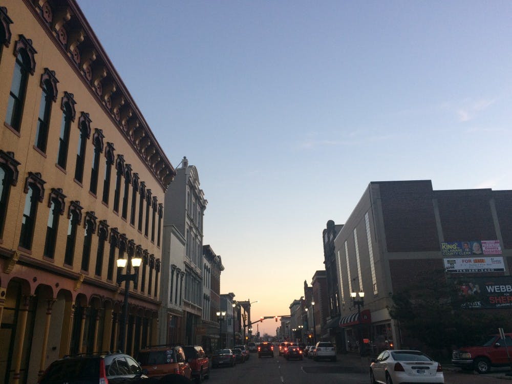 <p>DWNTWN, Downtown Muncie's development campaign, released a video about downtown at the beginning of September. The campaign started about three years ago. <em>DN PHOTO EMMA ROGERS</em></p>