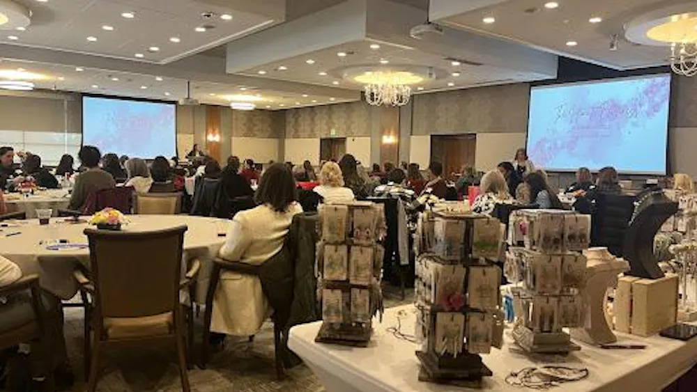 WIBU members gather for the monthly luncheon