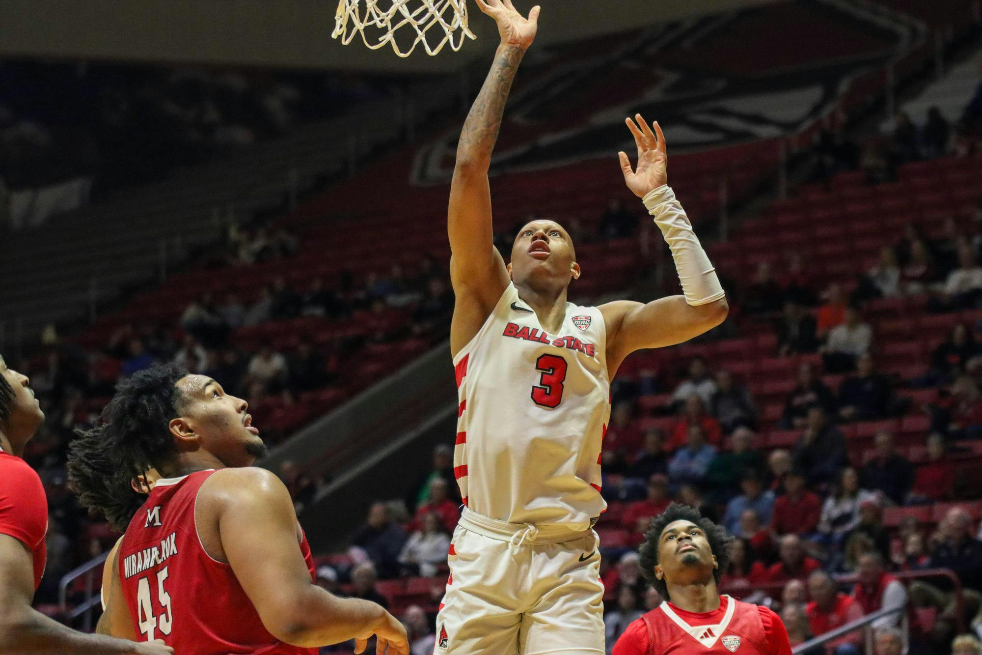 Ball State men's basketball loses emotionally charged MAC contest ...