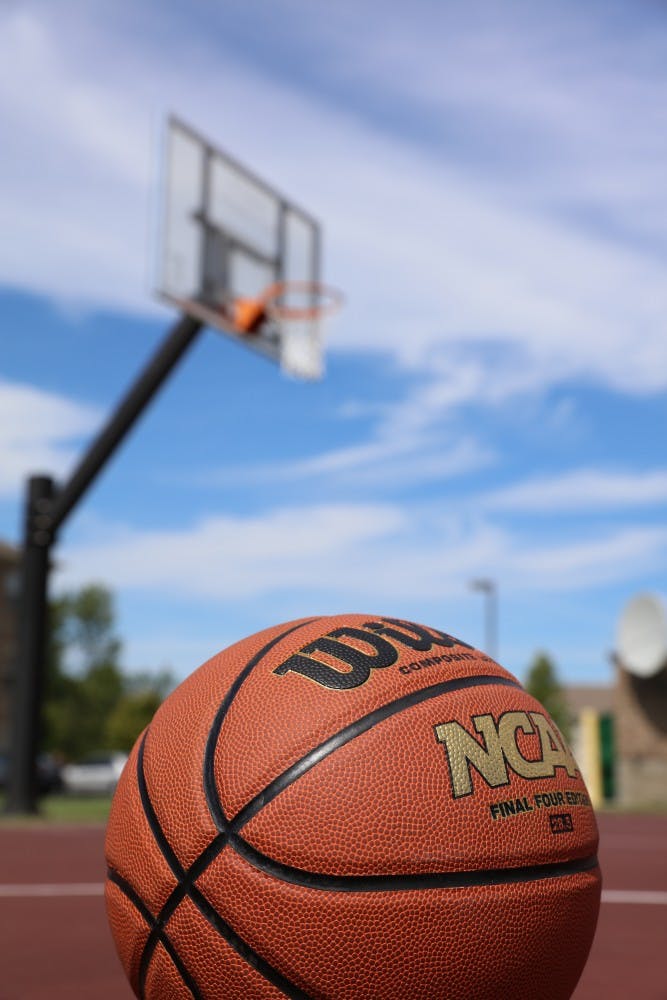Shoot some hoops on our Basketball Court!