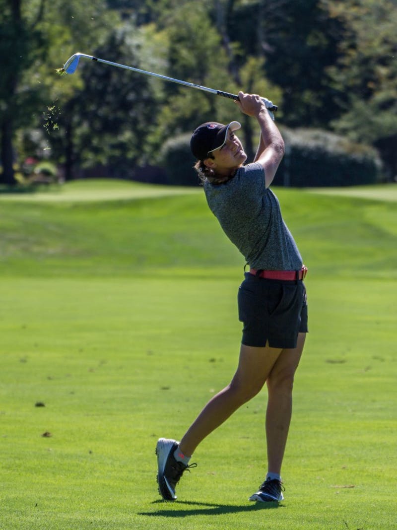Allison Lindley tied for 29th on the opening day of the Cardinal Classic at the Player’s Club on Sept. 19. The Ball State women’s golf team played its way into fourth place behind defending champion Eastern Kentucky and Toledo and Western Michigan in a tie for second. Grace Ramey // DN