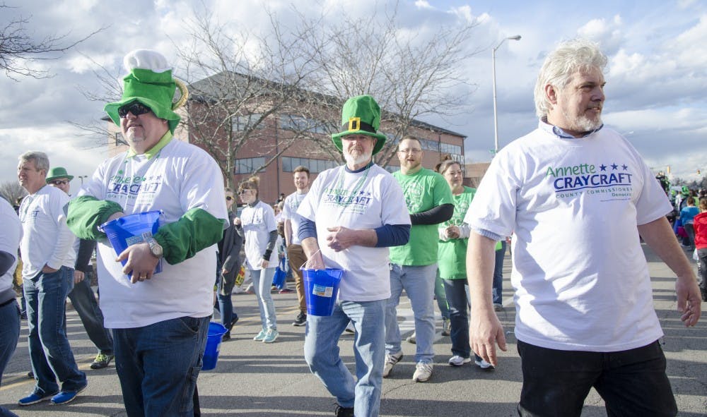 The St. Patrick's Day Parade took place in Downtown Muncie on March 17. Various floats handed out candy to parade-goers. DN PHOTO KELSEY DICKESON