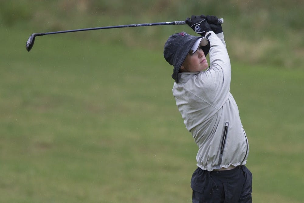 Senior Jenna Hague participates in the NCAA Women