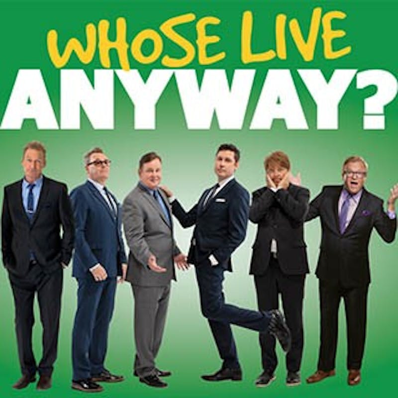 "Whose Live Anyway," a live improv show based on the Emmy-nominated TV show "Whose Line Is It Anyway" will be performing at Ball State. Special guests Dave Foley and Drew Carey will also be joining the show. Emens Auditorium, Photo Courtesy