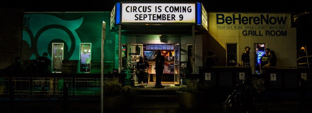 The bands Soul Low, Cocaine Culture and Setting Color performed on Aug. 26 at Be Here Now in the Village. Reagan Allen // DN 