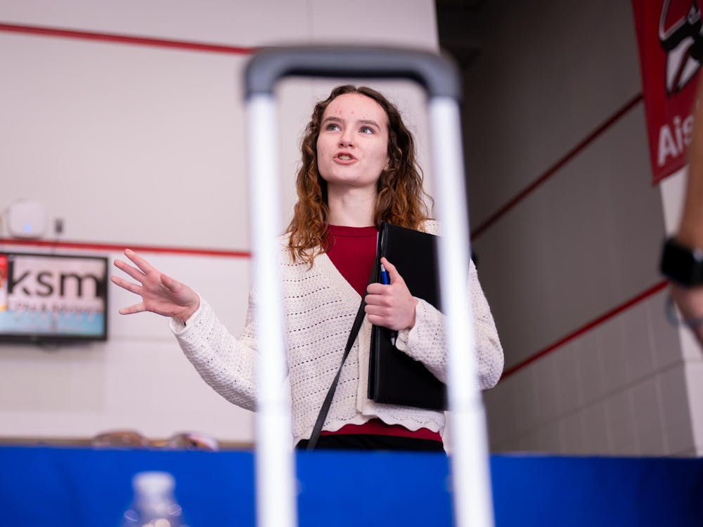 The Cardinal Job Fair was hosted on Feb. 18 in Worthen Arena. The Job Fair had dozens of employers that offered free items to attendees including pens, business cards, and other trinkets.