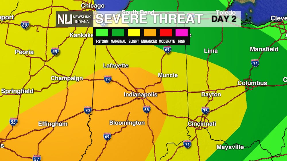 Tracking severe weather tomorrow night