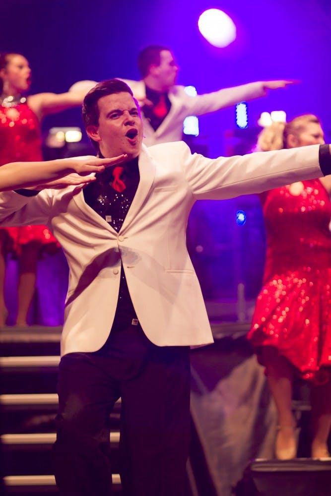 The University Singers Spectacular Show on Friday, April 10th, 2015 at Emens Auditorium. DN PHOTO JESSICA LYLE