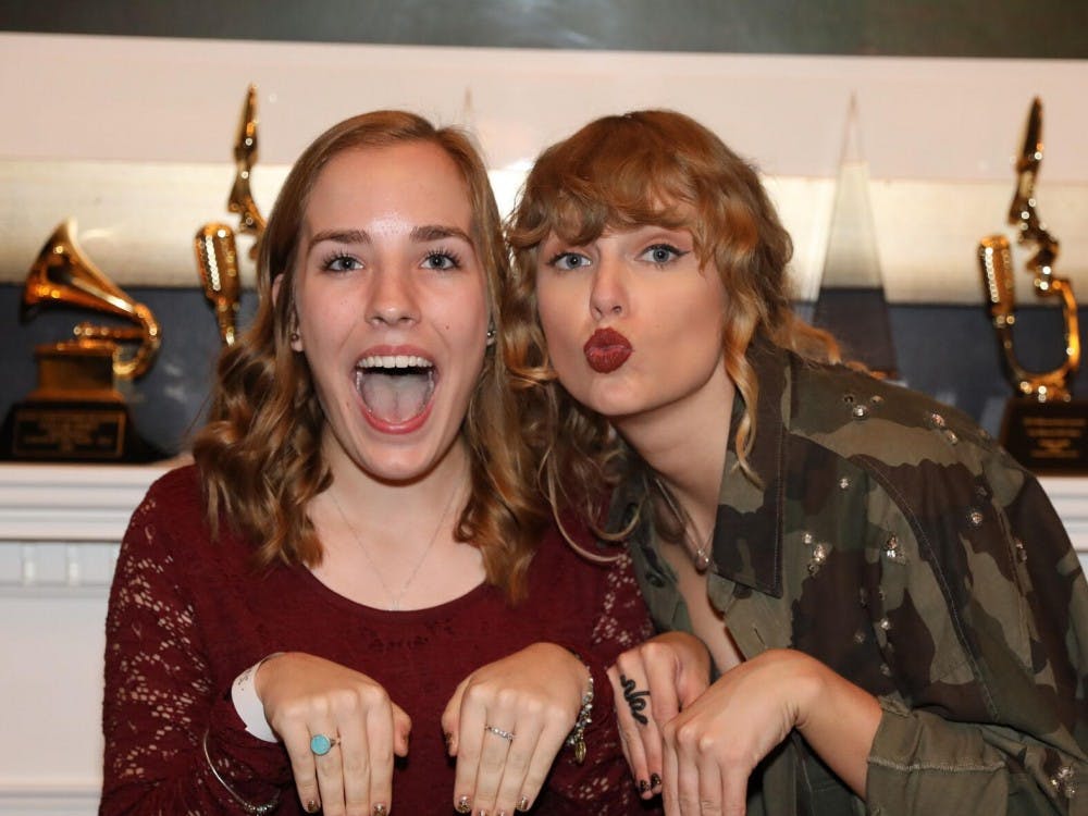 Freshman nursing major Amanda Jaeger got to go to a “Reputation” Secret Session in Nashville at Taylor Swift’s parents’ house on Oct. 25. Taylor Swift hand-picked the people to go to the session. Amanda Jaeger, Photo Provided