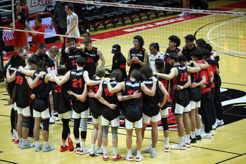  Ball State men’s volleyball falls to Ohio State, ends 8-game win streak